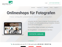 Tablet Screenshot of pictrs.com